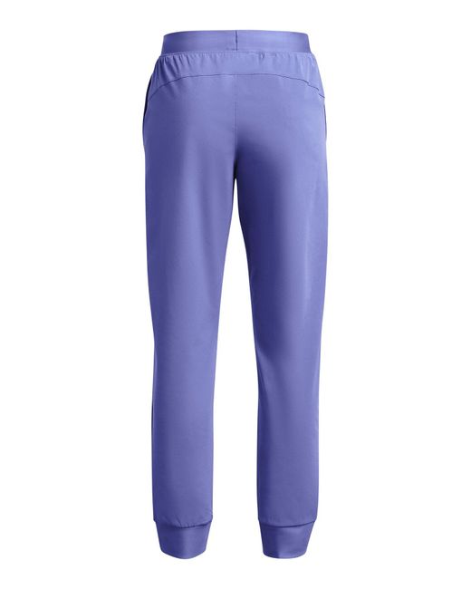 Under Armour Blue Armoursport gewebte jogginghose für mädchen starlight / celeste ylg (149 - 160 cm)