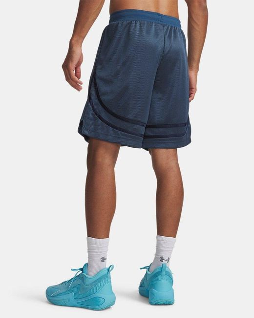 Under Armour Blue Curry Signature Shorts Wham Academy for men
