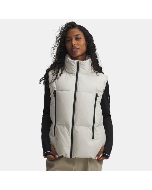Under Armour Gray Limitless Down Puffer Vest Summit