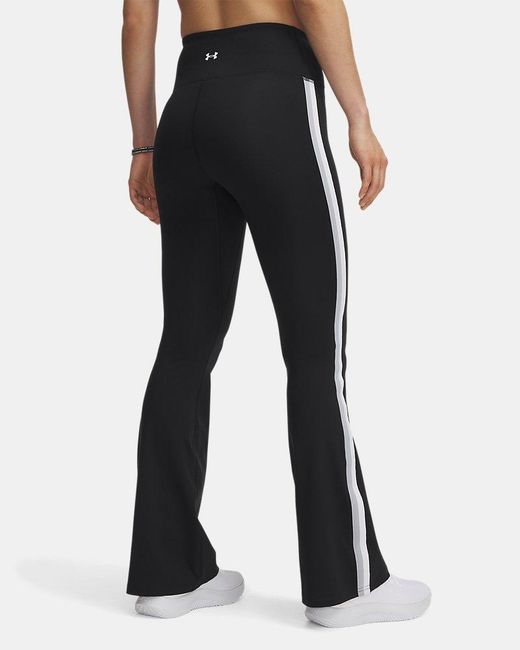 Under Armour Black Motion Sport Tape Flare Pants