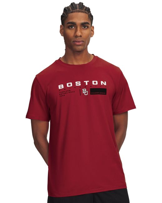 Under Armour Red Ua Tech Stretch Short Sleeve for men