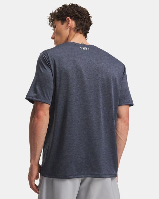 Under Armour Blue Tech Vent Short Sleeve Midnight for men