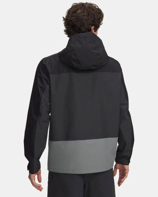 Chaqueta Cloudstrike Colorblock Para Hombre Anthracite Blanco Under Armour de hombre de color Black