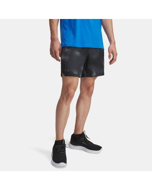 Shorts Vanish Woven Printed Da 15 Cm (6" Da Uomo Castlerock di Under Armour in Blue da Uomo