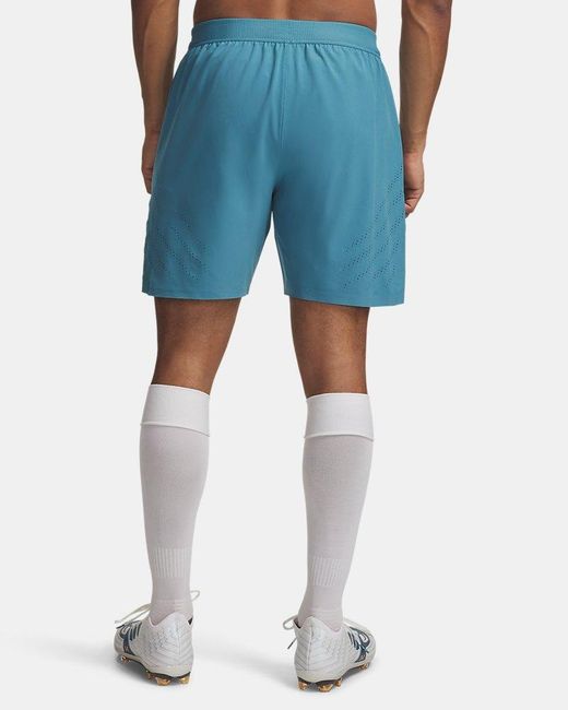 Under Armour Blue Challenger Elite Shorts Boundless for men