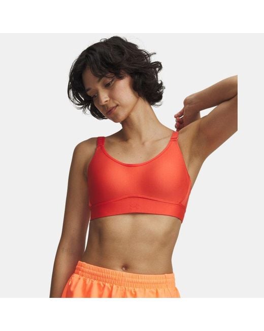 Under Armour Purple Infinity 2.0 Mid Sports Bra Venom Venom
