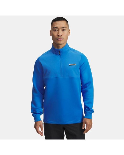 Parte De Arriba Con Media Cremallera Drive Pro Hybrid Para Hombre Atlantis Negro Under Armour de hombre de color Blue