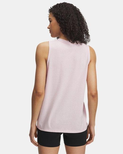 Under Armour White Rival Muskel-Tanktop Für Damen Prime Weiß