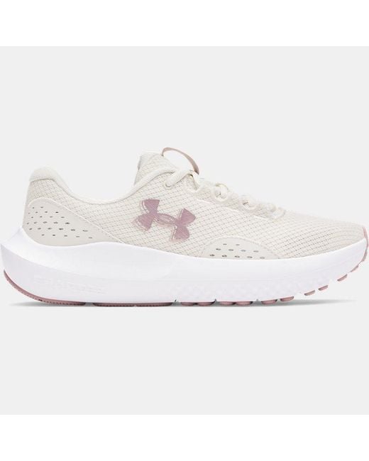 Under Armour White Surge 4 Running Shoes Summit Tourmaline Metallic Tourmaline