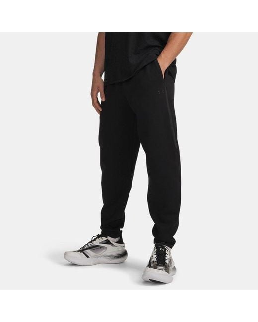 Under Armour Black Ua Unstoppable Fleece joggers for men