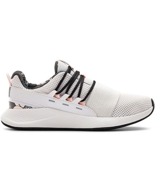 Under Armour White Ua Charged Breathe Print Sportstyle Shoes