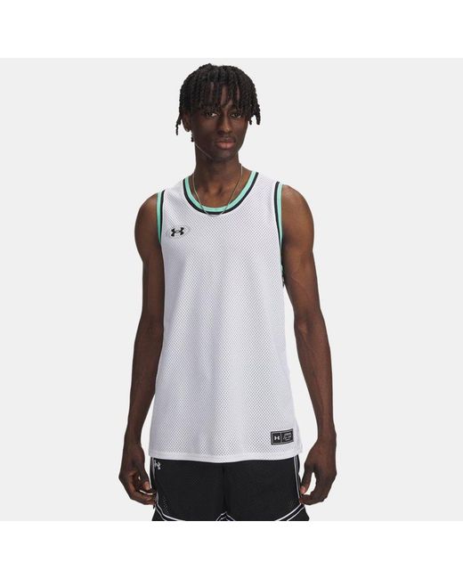 Under Armour White Zone Pro Mesh Graphic Tank Halo for men