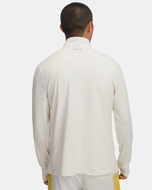 Under Armour Natural Launch Trail ¼ Zip Stone Sandstorm Reflective for men