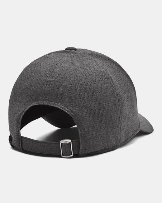 Gorra Ajustable Armourvent Para Hombre Castlerock Negro Under Armour de hombre de color Gray