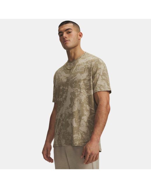 Under Armour Green Ua Vanish Energy Printed Short Sleeve for men