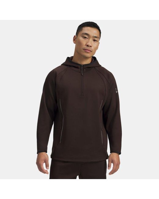 Under Armour Black Halo Cold Weather ½ Zip Kona Reflective for men