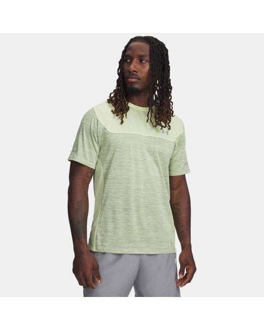 Under Armour Green Tech Utility Short Sleeve Fade Steel for men