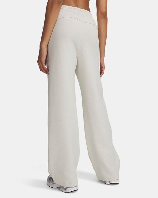 Under Armour Gray Ua Unstoppable Fleece Open Pants