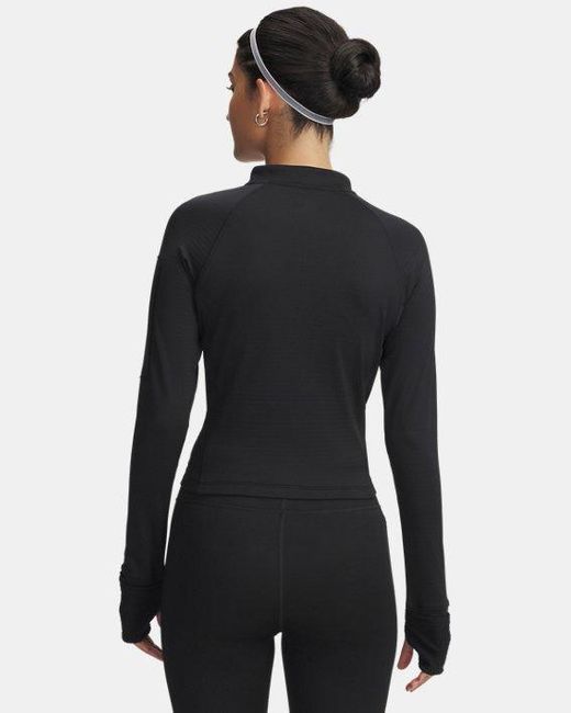 Giacca Velociti Pro Cold Weather ½ Zip Da Donna Riflettente di Under Armour in Black