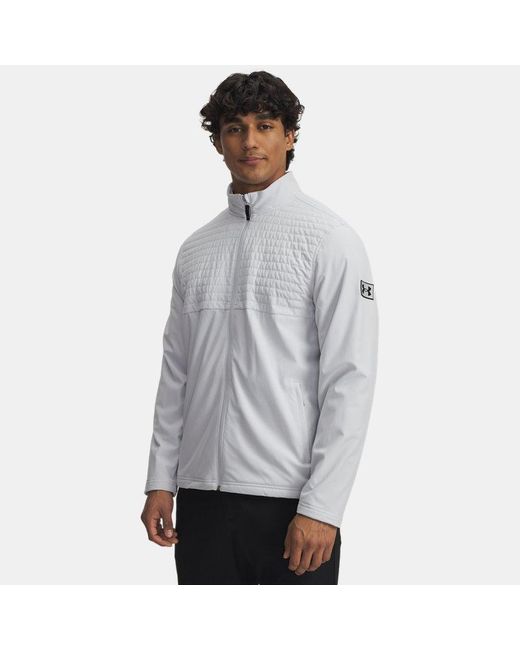 Parte De Arriba Con Cremallera Completa Drive Pro Para Hombre Halo Negro Under Armour de hombre de color Gray