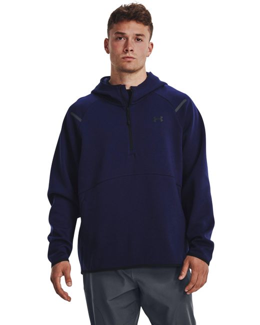 Under Armour Blue Unstoppable Fleece Hoodie for men