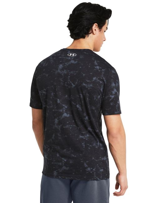 Under Armour Black Project Rock Payoff Printed Graphic Short Sleeve for men