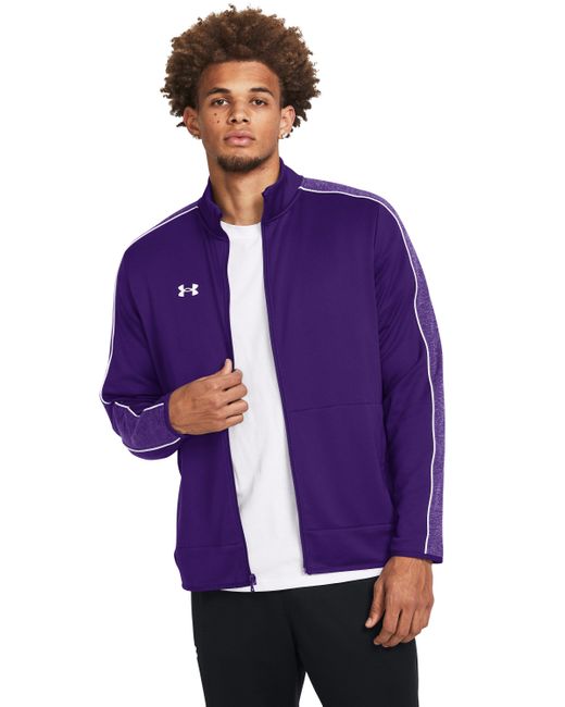 Under Armour Purple Ua Command Warm-up Full Zip for men