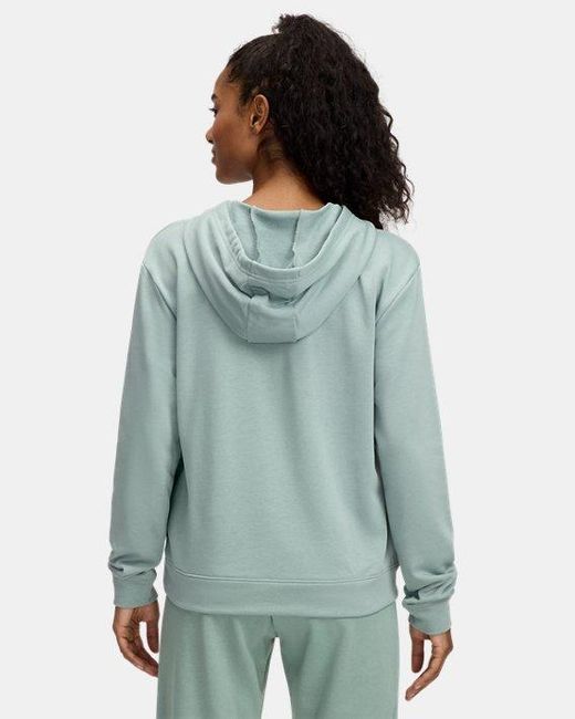 Under Armour Blue Rival Terry Hoodie Silica