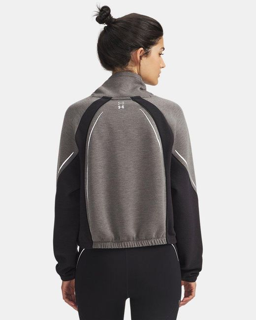 Under Armour Gray Halo Cold Weather Long Sleeve Mock Reflective