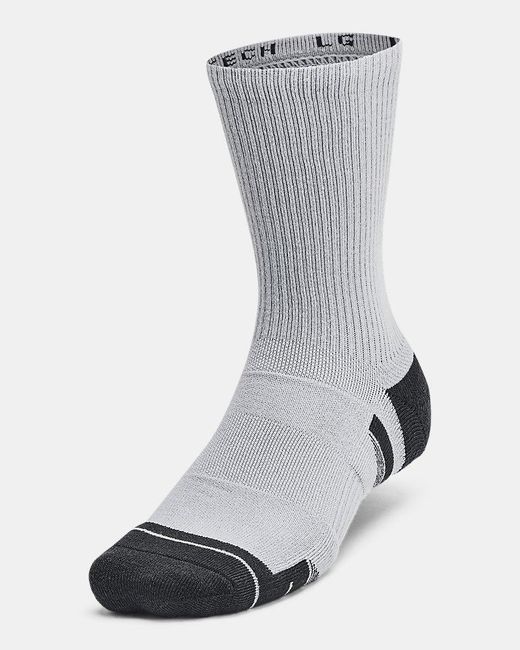 Calcetines De Caña Media Performance Tech Under Armour de color Black