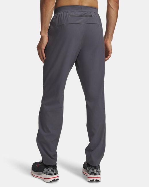 Under Armour Black Velociti Storm Pants Castlerock Reflective for men