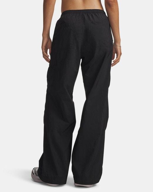 Under Armour Black Unstoppable Woven Utility Pants Ultimate Anthracite