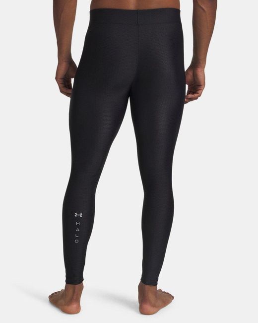 Under Armour Black Halo Bonded Auxetic Leggings Reflective for men