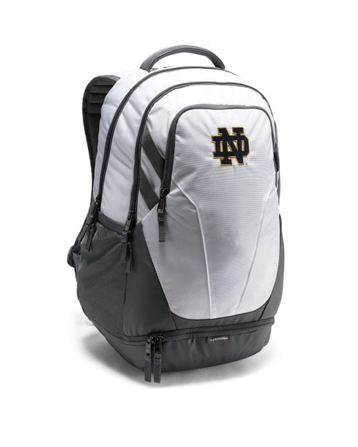 Under Armour Multicolor Notre Dame Ua Hustle 3.0 Backpack for men