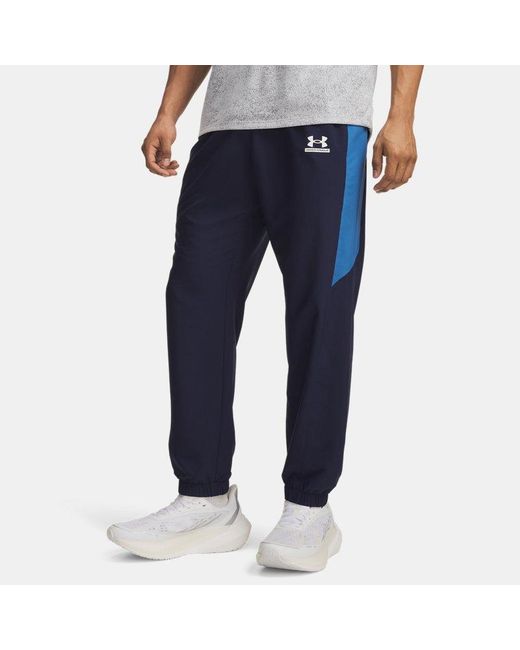 Under Armour Blue Tech Sport Pants Midnight Aegean for men