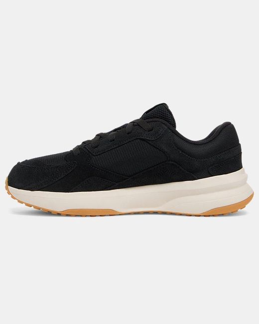 Under Armour Black Edge Suede Training Shoes Stone for men