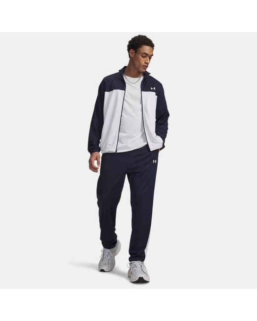 Under Armour Blue Rival Tracksuit Midnight for men