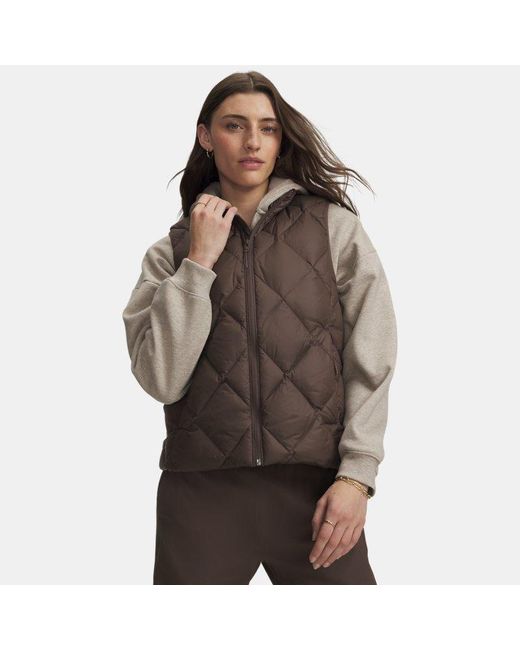 Under Armour Brown Ua Legend Down Vest