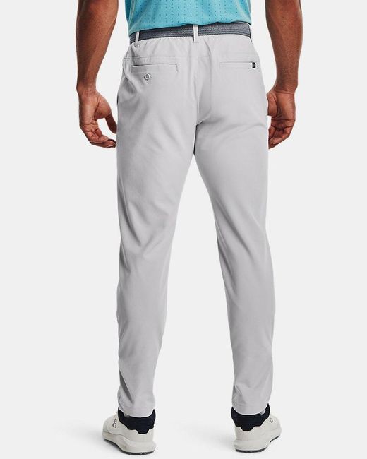 Under Armour Gray Drive Tapered Pants Halo Halo for men