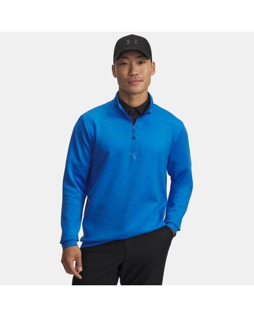 Under Armour Blue Drive Midlayer Pullover Atlantis Atlantis for men