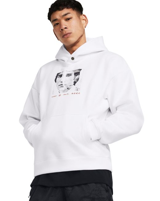 Sweat à capuche curry x bruce lee Under Armour pour homme en coloris White