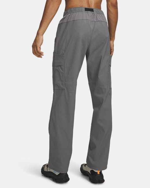 Under Armour Gray Explor Hike Pants Clay Clay for men