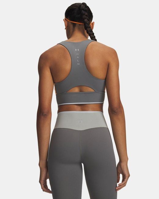 Under Armour Green Halo Colorblock Tank Clay Titanium Reflective