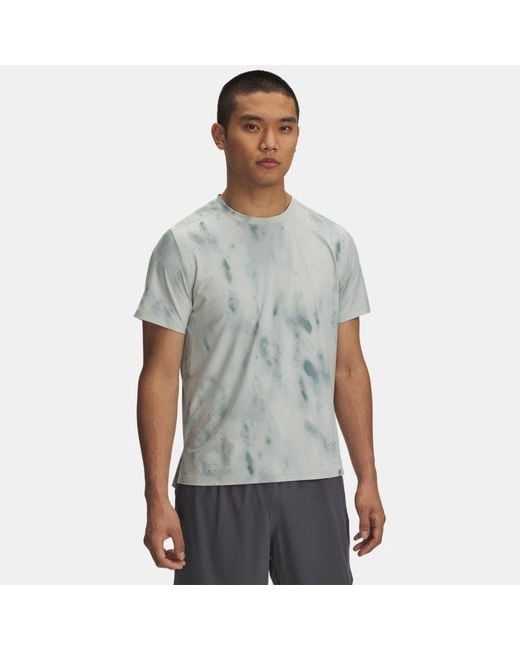 Under Armour Launch Elite Kurzarmoberteil Mit Druck Für Herren Hydro Reflektierend in Gray für Herren
