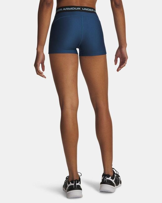 Under Armour Blue Heatgear Mesh Shorty Shorts Wham Haze