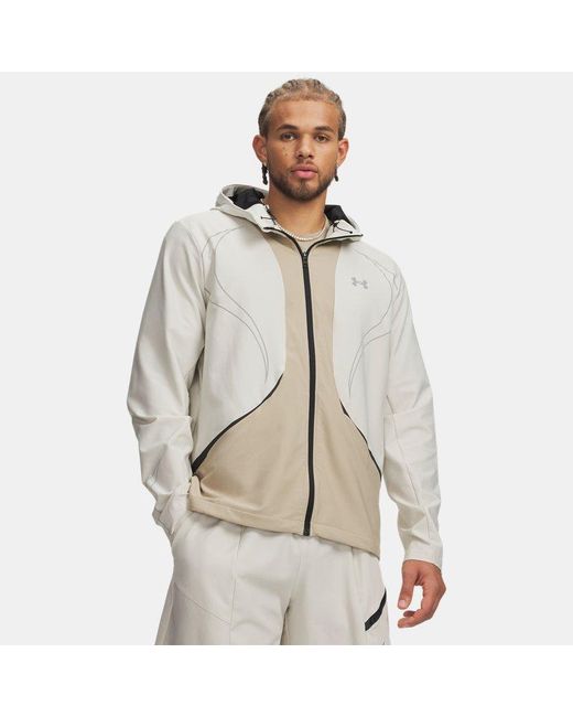 Under Armour Natural Unstoppable+ Woven Jacket Summit City Khaki Reflective for men
