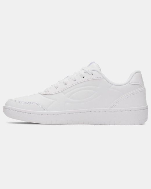 Under Armour White Motion Shoes