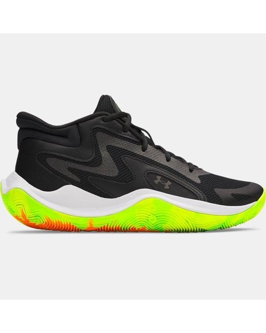 Under Armour Green Jet '25 Basketball Shoes Metallic