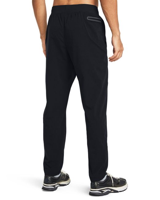 Under Armour Black Unstoppable Vent Tapered Pants for men