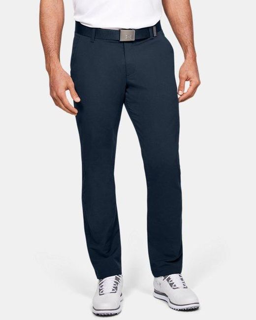 Under Armour Mens Ua Match Play Pants In Navy Blue For Men Lyst